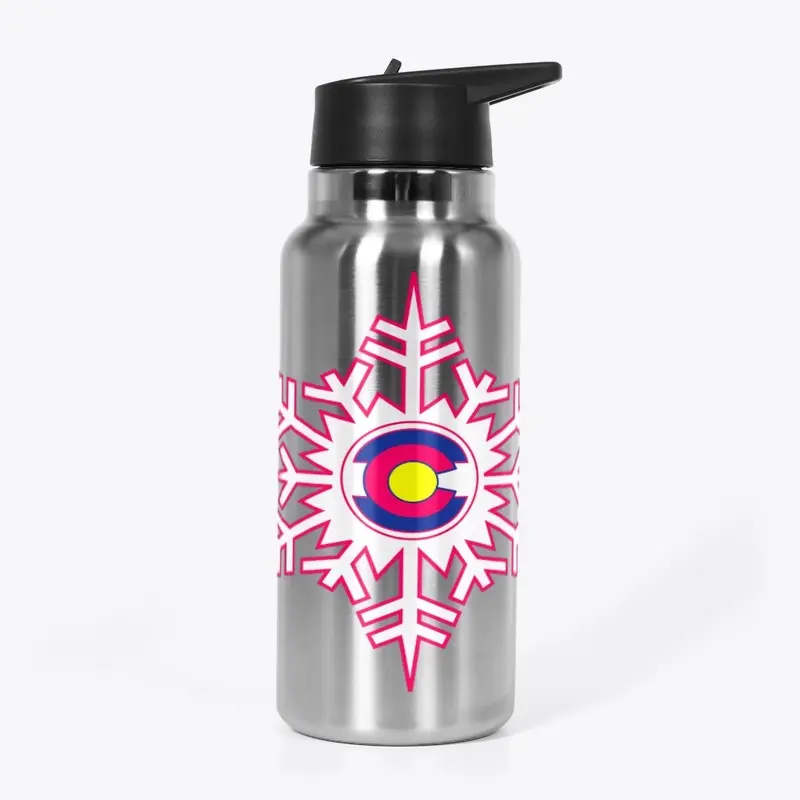 Colorado Snowflake_Hot_Pink!