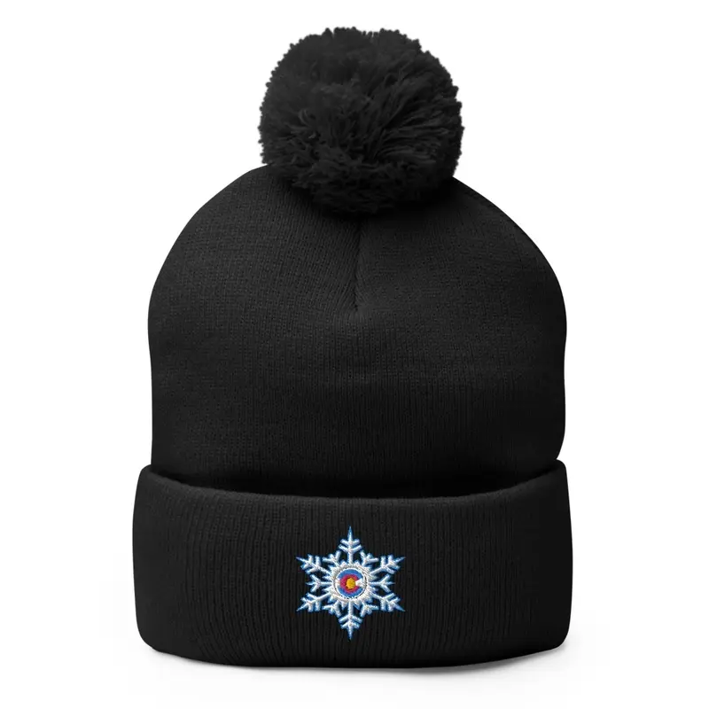 Co. Snowflake Pom-Pom - Light-Blue!