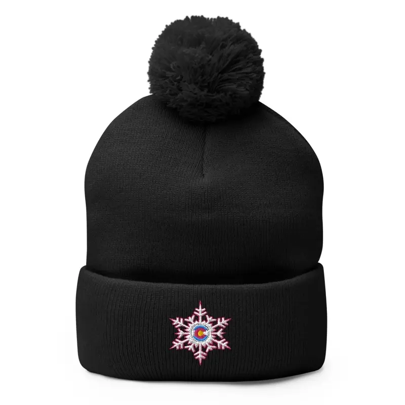 Co. Snowflake Pom-Pom - Hot-Pink!