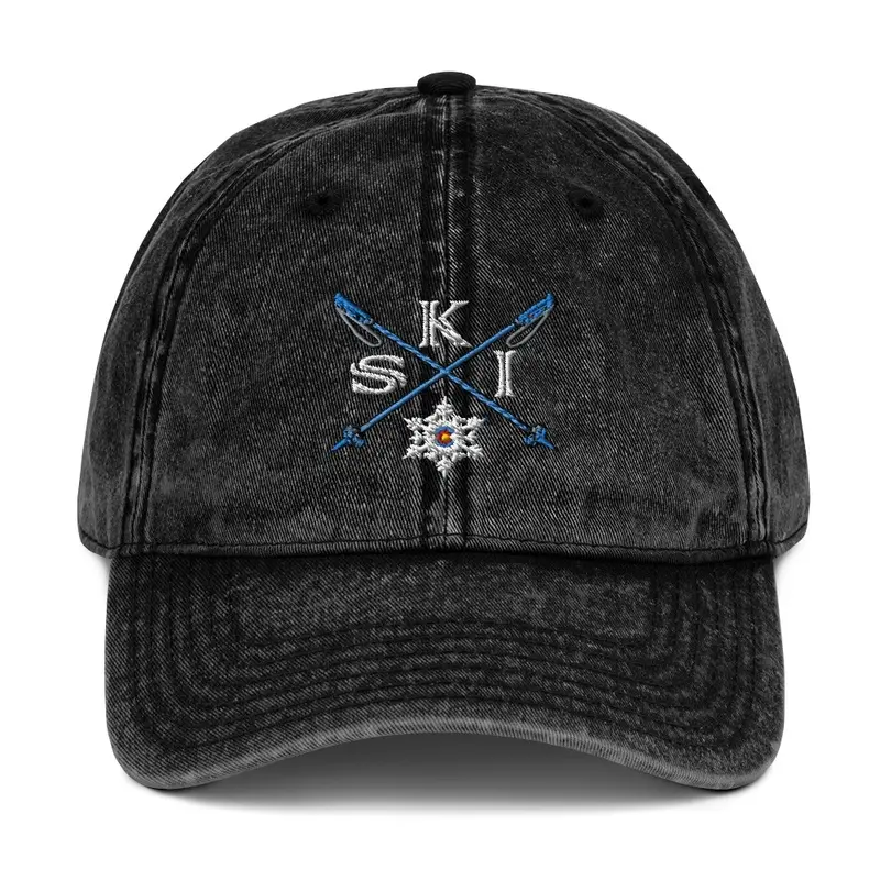 Colorado - SKI Poles - Cap - Sky Blue