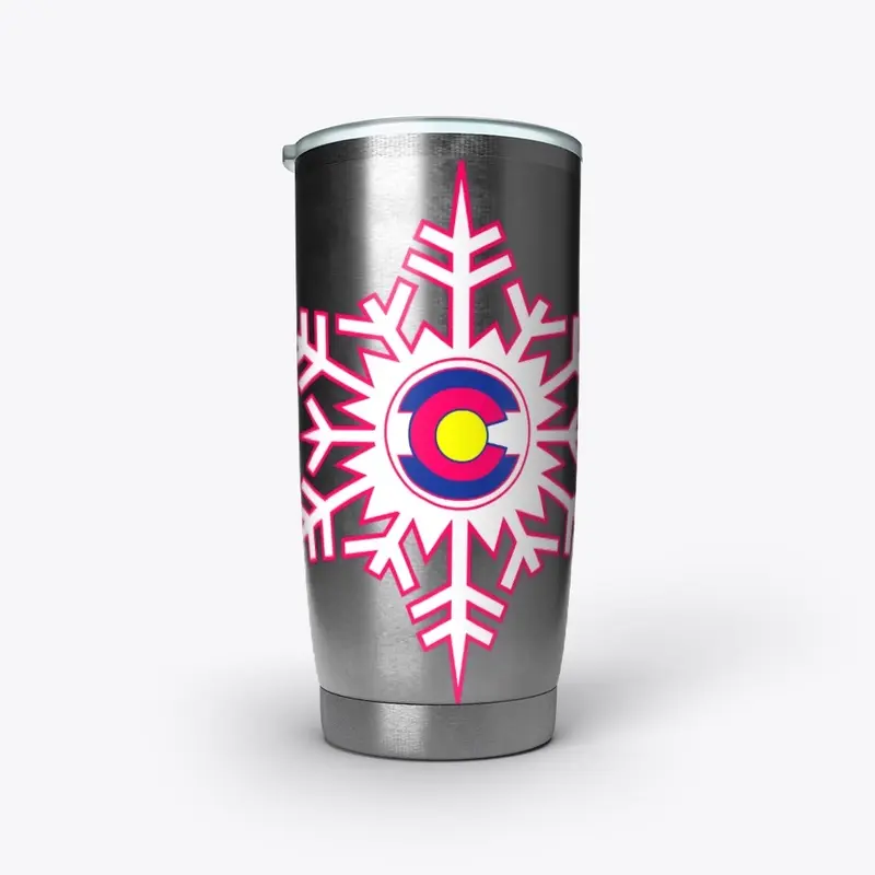 Colorado Snowflake_Hot_Pink!