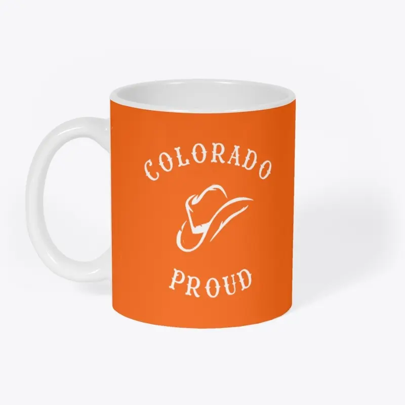 Colorado Proud - Cowboy Hat (White)