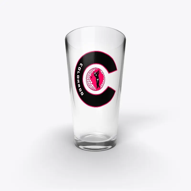 Colorado " C " Golfer - Neon Red